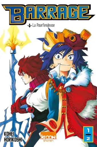 Couverture du manga Barrage Tome 1, « La pourfendeuse »
