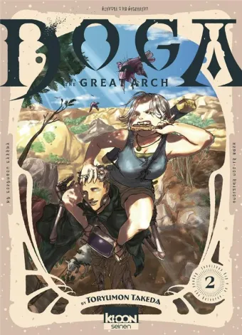 Couverture du manga Doga of the great arch – beyond the universe, on a dry continent Tome 2