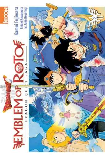 Couverture du manga Dragon quest Emblem of Roto – dragon quest saga Tome 2