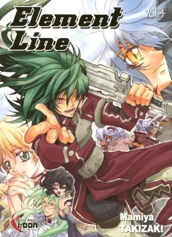 Couverture du manga Element line Tome 4
