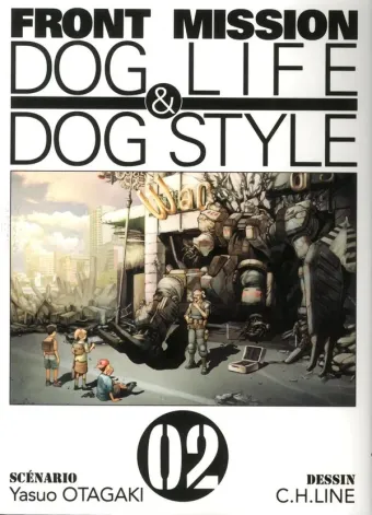 Couverture du manga Front mission dog life & dog style Tome 2