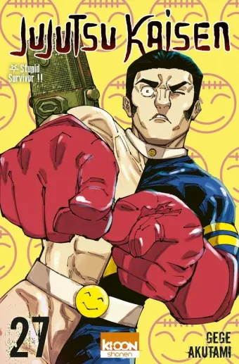 Couverture du manga Gege Akutami Tome 27, « Stupid survivor ! »