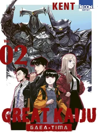 Couverture du manga Great kaiju Gaea-Tima Tome 2