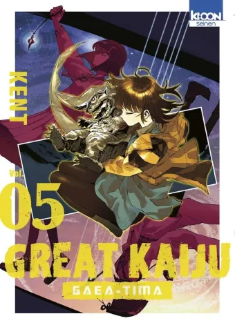 Couverture du manga Great kaiju Gaea-Tima Tome 5