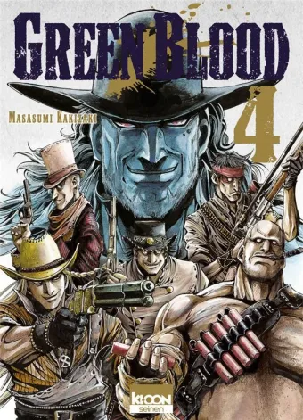 Couverture du manga Green blood Tome 4