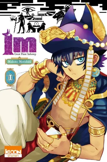 Couverture du manga Im, great priest Imhotep Tome 1