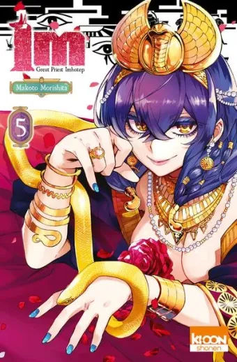 Couverture du manga Im, great priest Imhotep Tome 5
