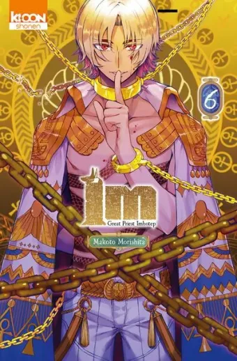 Couverture du manga Im, great priest Imhotep Tome 6