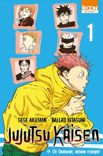 Couverture du manga Jujutsu kaisen Tome 1, « Ryomen Sukuna »