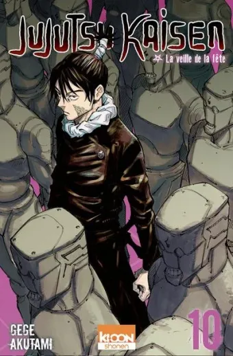 Couverture du manga Jujutsu kaisen Tome 10, « La veille de la fête »