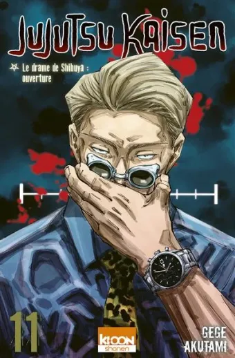 Couverture du manga Jujutsu kaisen Tome 11, « Le drame de Shibuya, ouverture »