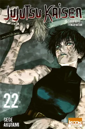 Couverture du manga Jujutsu kaisen Tome 22, « Sakurajima reincarnation »