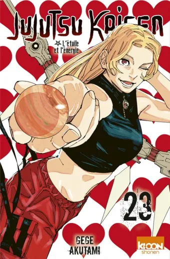 Couverture du manga Jujutsu kaisen Tome 23, « L'étoile et l'énergie »