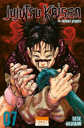 Couverture du manga Jujutsu kaisen Tome 7, « Instinct grégaire »