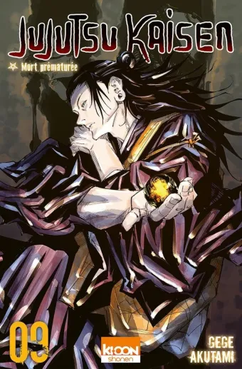 Couverture du manga Jujutsu kaisen Tome 9, « Mort prématurée »