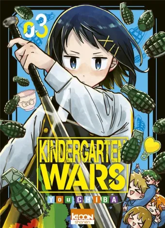 Couverture du manga Kindergarten wars Tome 3