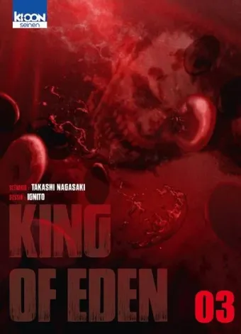 Couverture du manga King of Eden Tome 3