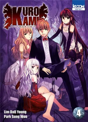 Couverture du manga Kurokami – black god Tome 4