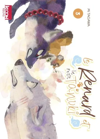 Couverture du manga Le renard et le petit tanuki Tome 3