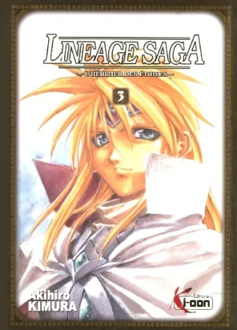 Couverture du manga Lineage saga – l’héritier des étoiles Tome 3