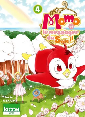 Couverture du manga Momo et le messager du soleil Tome 4