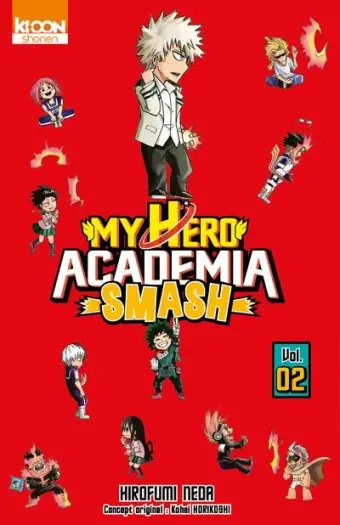 Couverture du manga My hero academia smash Tome 2