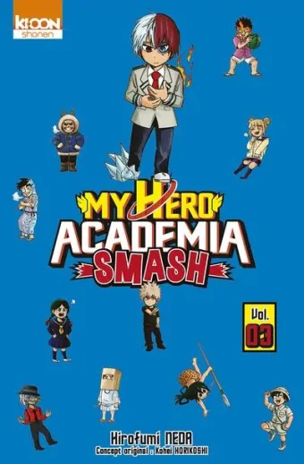 Couverture du manga My hero academia smash Tome 3