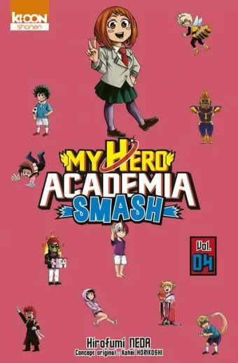 Couverture du manga My hero academia smash Tome 4