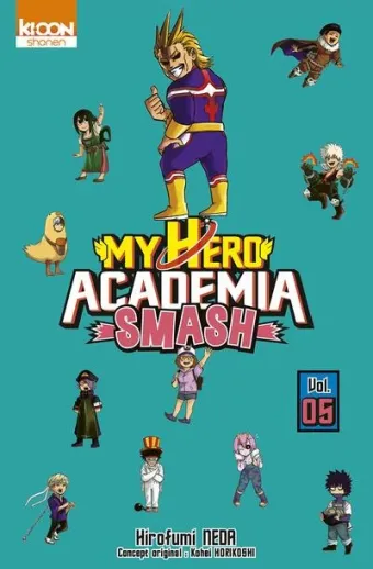 Couverture du manga My hero academia smash Tome 5