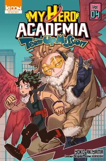 Couverture du manga My hero academia Tome 4, « Celui qui avait tout »
