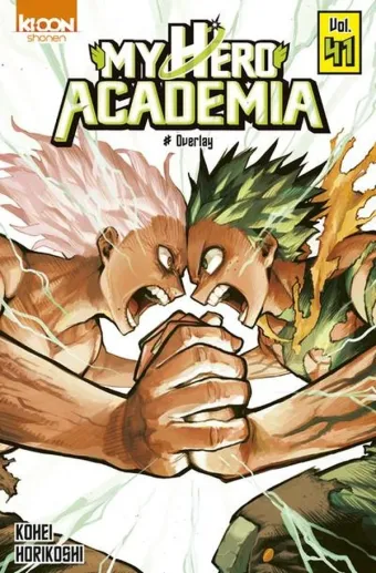 Couverture du manga My hero academia Tome 41, « Overlay »