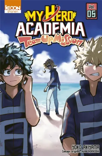 Couverture du manga My hero academia Tome 5, « Shoto Todoroki »