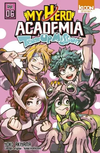 Couverture du manga My hero academia Tome 6, « Frémissements »