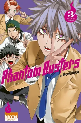 Couverture du manga Phantom busters Tome 3