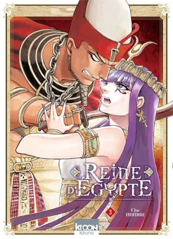 Couverture du manga Reine d’Égypte Tome 3