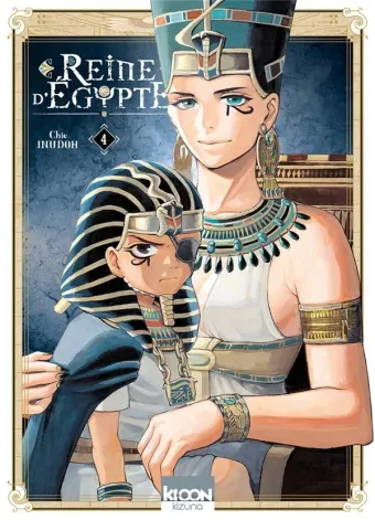 Couverture du manga Reine d’Égypte Tome 4