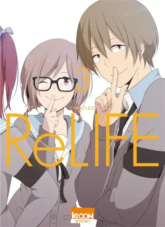 Couverture du manga Relife Tome 3
