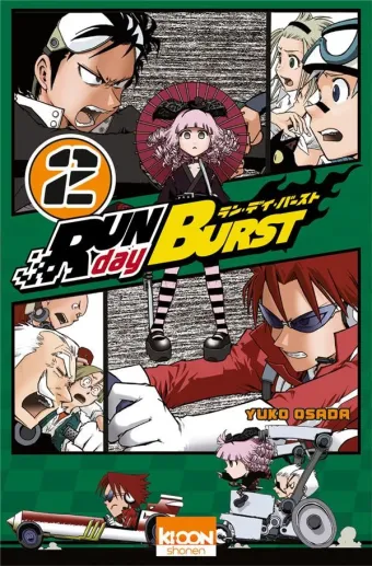 Couverture du manga Run day burst Tome 2
