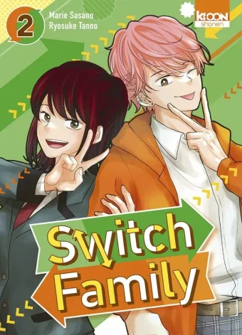 Couverture du manga Switch family Tome 2