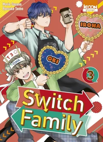 Couverture du manga Switch family Tome 3