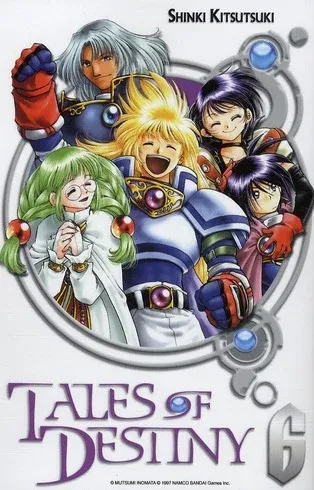 Couverture du manga Tales of destiny – à la poursuite de l’oeil de Dieu Tome 6