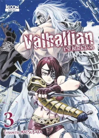 Couverture du manga Valhallian – the black iron Tome 3