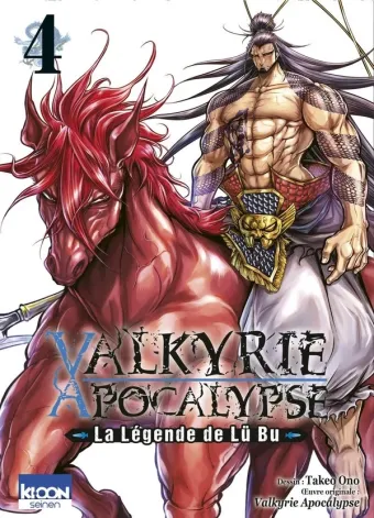 Couverture du manga Valkyrie apocalypse – la légende de Lü Bu Tome 4