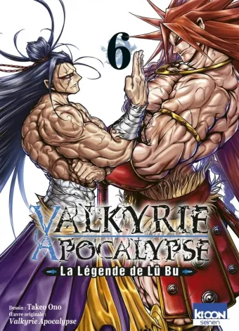 Couverture du manga Valkyrie apocalypse – la légende de Lü Bu Tome 6
