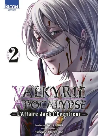 Couverture du manga Valkyrie apocalypse – l’affaire Jack l’Eventreur Tome 2