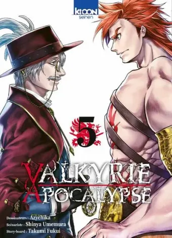 Couverture du manga Valkyrie apocalypse Tome 5