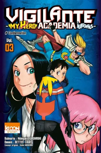 Couverture du manga Vigilante Tome 3, « Copine de fac »