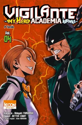 Couverture du manga Vigilante Tome 4, « Famille »