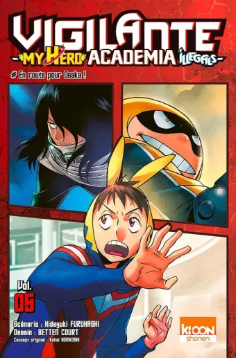 Couverture du manga Vigilante Tome 5, « En route pour Osaka »