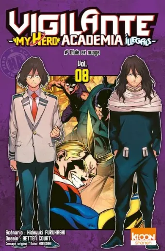 Couverture du manga Vigilante Tome 8, « Pluie et nuage »